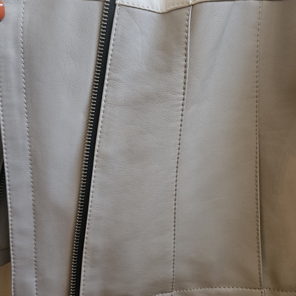 INC Faux Leather Jacket, large - Picture 15 of 16